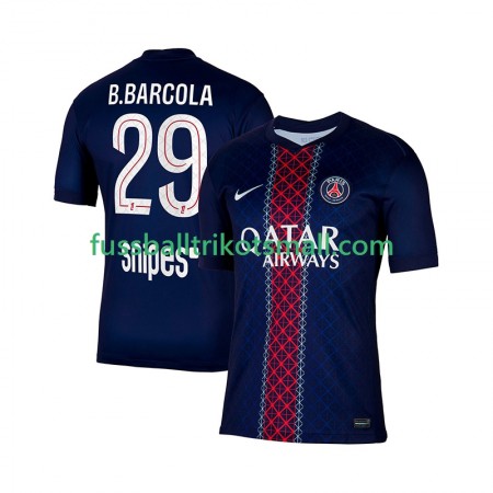 Fußballtrikots Paris Saint-Germain Bradley Barcola 29 2025-2026 Kurzarm Heimtrikotsatz kaufen Fußballtrikots Paris Saint-Germain Bradley Barcola 29 2025-2026 Kurzarm Heimtrikotsatz kaufen